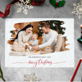 Convites Feriados de Natal minimalistas modernos