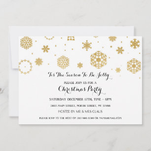 Convites Feriados de Natal para neve branca convidam