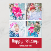 Feriados Felizes Brancos Vermelhos 4 Foto