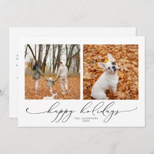 Convites Feriados Felizes do Script Elegante VALENTINA 2