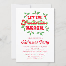 Convites Férias Começam Festas De Natal