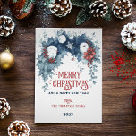 Convites Férias de Natal e Aves<br><div class="desc">Apresentamos o nosso Cartão de Natal "Whimsical Winter Desejos", em Watercolor! Espalhe a alegria e o calor da época de férias com a nossa design de cartas de Natal elegante e encantadora. Inspirada pela beleza do inverno e pela magia do Natal, esta criação artífice irá cativar os vossos entes queridos...</div>