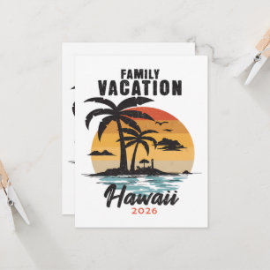 Convites Férias em Família no Havaí 2026 Tropical