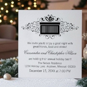 Convites Férias Feriadas Nadam Festa de Natal Presente, Pre