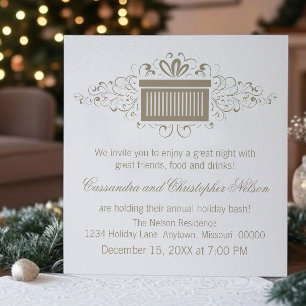 Convites Férias Feriadas Nadam Presentes Festa de Natal, La