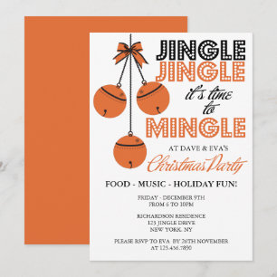 Convites Férias Jingle e Mingle/Festa de Natal