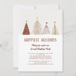 Convites Férias Mais Felizes Festa de Fim de Ano Elegante e