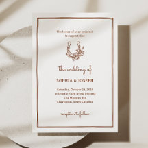 Ferradura Floral | Casamento Western Minimalista C