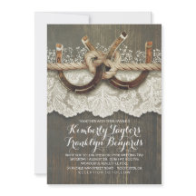 Ferradura Lace Wood Baby's Respirando Casamento Ru
