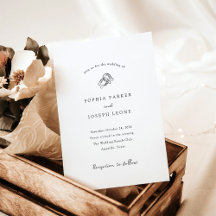 Ferradura minimalista | Casamento Negro e Branco