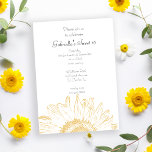 Convites Festa 16 de girassol-relo<br><div class="desc">Convide os convidados para uma celebração de verão ou outono de 16 dias com o Convite de aniversário bonito de Girassol Amarelo, Sweet 16. Personalize-o com o nome da aniversariante de 16 anos e seus detalhes específicos do evento. Este elegante e personalizado Convite de aniversário Doce Dezesseis apresenta uma fotografia...</div>