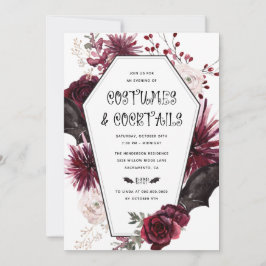 Convites Festa Adulta do Dia das Bruxas