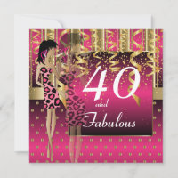 Festa aniversário de 40 anos | Rosa Quente