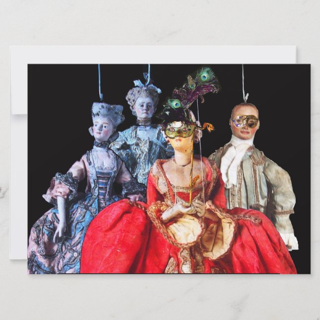 CONVITES FESTA ANTIQUA ITALIANA DE COSTUME MASCARADA DE BOM (Frente)