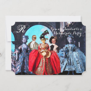 CONVITES FESTA ANTIQUA ITALIANA DE COSTUME MASCARADA DE BOM