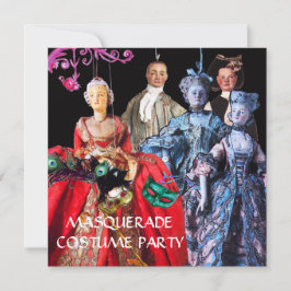 CONVITES FESTA ANTIQUA ITALIANA DE COSTUME MASCARADA DE BOM