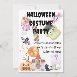 Convites Festa Anual de Figuras de Halloween