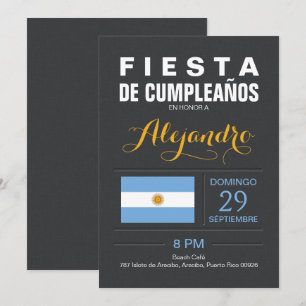 Convites Festa Argentina