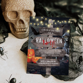 Convites Festa Assustadora de Halloween