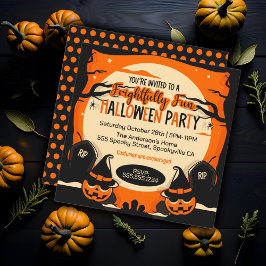 Convites Festa Assustadora de Halloween