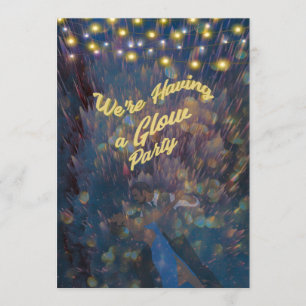 Convites Festa Brilhante para o Homem de 18 anos, ou Mulher