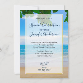 Convites Festa Cênica de Praia Tropical