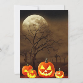 Convites Festa Cérebro do Halloween Bash