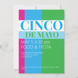 Convites Festa Cinco De Mayo