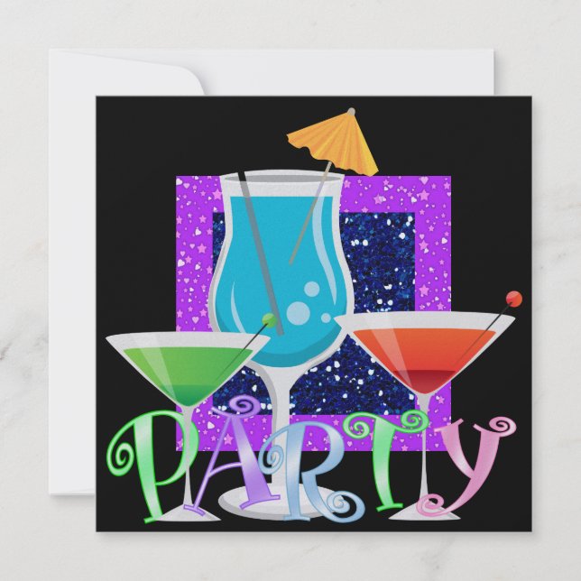 Convites FESTA Cocktail - SRF (Frente)