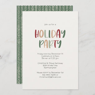 Convites Festa Colorida Casual de Férias