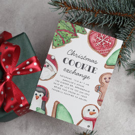 Convites Festa Colorida de Bolachas de Natal