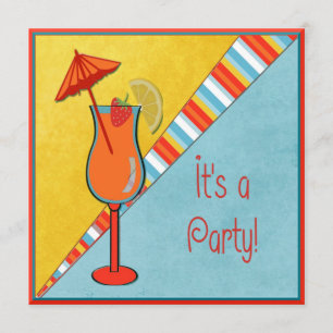 Convites Festa Colorida de Ocasião Especial de Hora de Ver