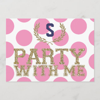 Convites FESTA COM MIM Pink Love Inspirou Sweet 16