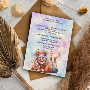 Convites Festa como se fosse aniversário de 1969