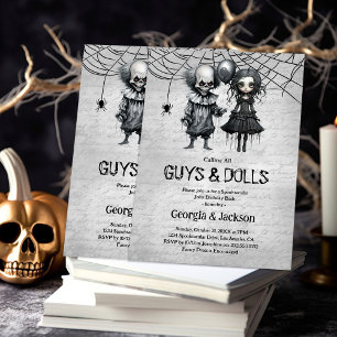 Convites Festa Conjunta de Aniversário de Halloween