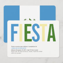 Festa:Convites: Guatemala: Bandeira da Guatemala
