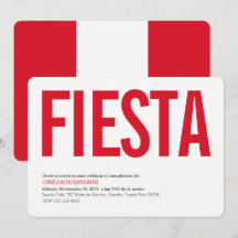 Festa: Convites: Peru: Bandeira Peruana