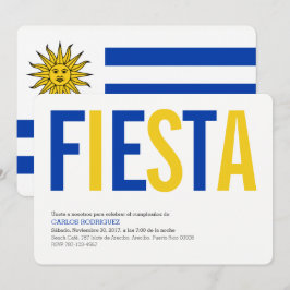 Convites Festa: Convites: Uruguai: Bandeira Uruguaia