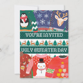 Convites Festa Corporativa Engraçada no Dia Útil de Natal
