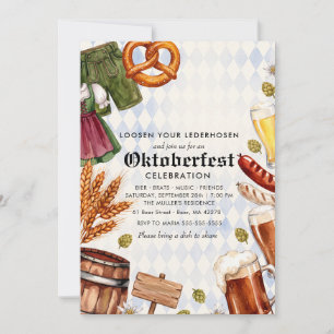 Convites Festa da Cerveja Oktoberfest Alemã