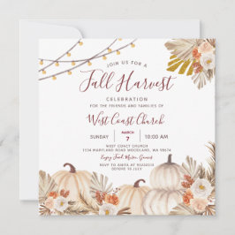 Convites Festa da Colheita de Outono, Fall Fest, Comunidade