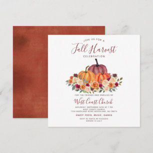 Convites Festa da Colheita de Outono, Festa de Outono, Comu