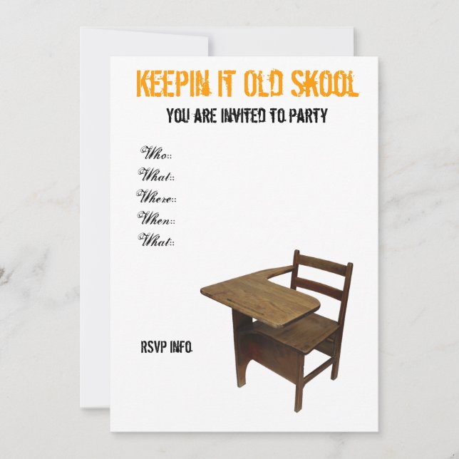 Convites Festa da Escola Antiga (Frente)