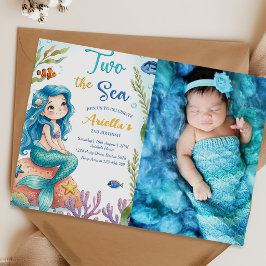 Convites Festa da Sereia Dois Para o Mar Sereia 2º Aniversá