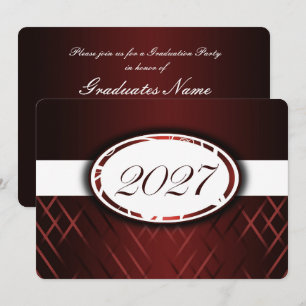 Convites Festa da Turma Maroon e White de 2027