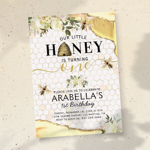 Convites Festa de 1º Aniversário da Abelhinha