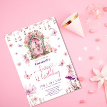 Festa de 1º Aniversário da Fada do Jardim Floral M