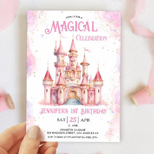Convites Festa de 1º Aniversário da Princesa Castelo Real