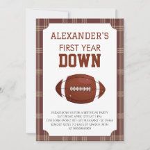 Festa de 1º Aniversário do Futebol Gingham