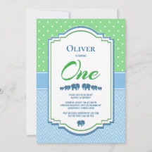 Festa de 1º Aniversário Elefantes Azuis